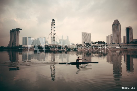 Bild på Singapore skyline